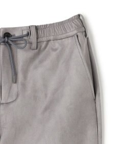 JOSEPH HOMME 【ストレッチ】レザーライクジャージー　ドロスト付きテーパードパンツ / PEGG CONVERTIBLE