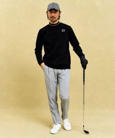 23区GOLF 【MEN】ウールライク　ワンタックテーパードパンツ