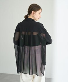 YECCA VECCA メッシュMIXデザインシャツ②