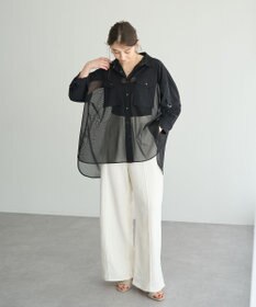 YECCA VECCA メッシュMIXデザインシャツ②