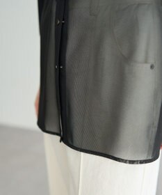 YECCA VECCA メッシュMIXデザインシャツ②