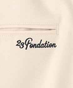 23区GOLF 【23Fondation/MEN】【ストレッチ】ツータックルーズ  テーパードパンツ