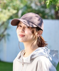 MOONBAT 【新色追加】深さ選べるUVツイルキャップ(かなり深め) つば遮光／洗える／接触冷感／サイズ調整可能