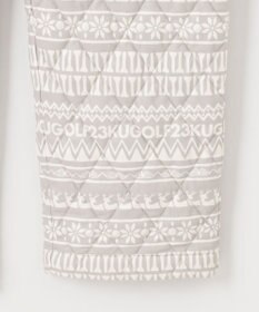 23区GOLF 【MEN】ノルディック柄 キルティング パンツ