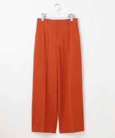 自由区 L 【19号サイズまで展開・カタログ掲載】TRギャバ裏起毛ワイド パンツ