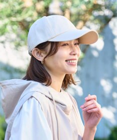 MOONBAT 【新色追加】深さ選べるUVツイルキャップ(かなり深め) つば遮光／洗える／接触冷感／サイズ調整可能