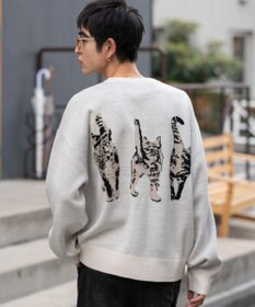 WEGO アニマルジャガードニットプルオーバー