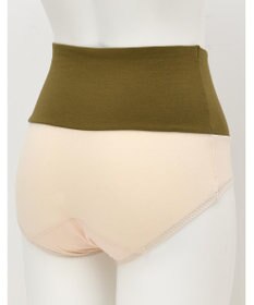 une nana cool 綿ベア天竺 カラーブロッキング サニタリーショーツ