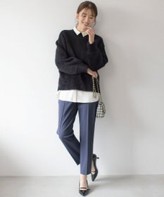 ANY SIS 【洗える】グラデーションフェザー ニット