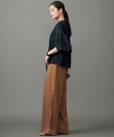 自由区 L 【SHIHOさん着用】フロントディテールラップワイド パンツ