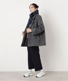 MOONBAT WEB限定【洗える】ミエル (miel) カシミヤ100％ チェックマフラー