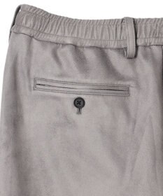 JOSEPH HOMME 【ストレッチ】レザーライクジャージー　ドロスト付きテーパードパンツ / PEGG CONVERTIBLE