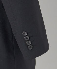 GOTAIRIKU フォーマルシーンにも対応可【ロングシーズン対応】WOOL×POLYESTER ベーシックスーツ（ブラック）