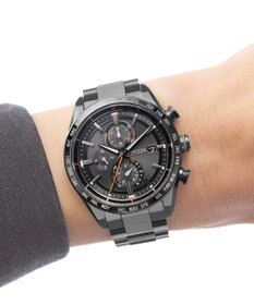 CITIZEN 【ATTESA ACT Line】ブラックボディに映えるオレンジのアクセントカラーが人気モデル AT8185-62E