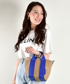 LA BAGAGERIE 【maison vert】【ペーパー素材使用】2WAYかごバッグ