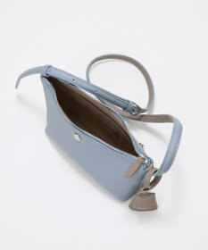 TOPKAPI 【Breath TOPKAPI】DUAL デュアル シュリンクレザー バイカラー ミニ ショルダーバッグ チャーム付き