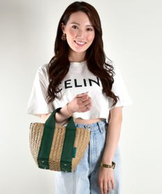 LA BAGAGERIE 【maison vert】【ペーパー素材使用】2WAYかごバッグ