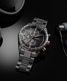 CITIZEN 【ATTESA ACT Line】ブラックボディに映えるオレンジのアクセントカラーが人気モデル AT8185-62E