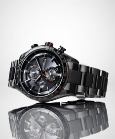 CITIZEN 【ATTESA ACT Line】ブラックボディに映えるオレンジのアクセントカラーが人気モデル AT8185-62E