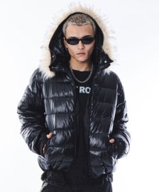 WEGO 【ユニセックス着用ITEM】2WAYシャイニーパファーフーディー