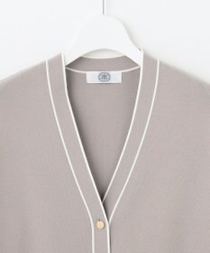 J.PRESS LADIES 【洗える】 レーヨンストレッチフルニードル カーディガン