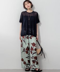 23区 【VERY・Oggi掲載】コンビカラー オーバル イヤリング