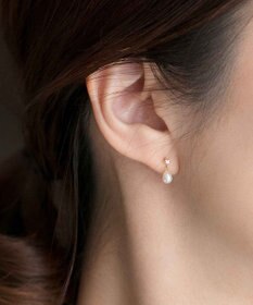 Phoebe 【K10】エリプスパールビジューピアス
