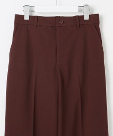 自由区 L 【19号サイズまで展開・カタログ掲載】TRギャバ裏起毛ワイド パンツ