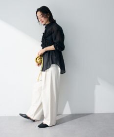 Green Parks 【WEB限定】ＳＥＴ２点フリルビスチェ＋シャツチュニックⅡ