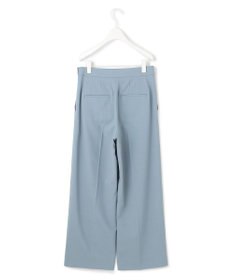 ICB 【洗える】ウール2WAYストレッチ ワイドストレートパンツ