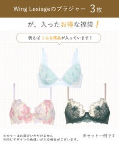 Wing 【2023年HAPPY BAG】　Wing Lesiage　（ブラジャー　３枚セット）