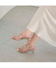 MODE ET JACOMO <MODE ET JACOMO>アシンメトリーストラップサンダル