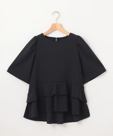 組曲 S ご好評につき追加生産【WEB限定】ジョーゼットジャージーティアード ブラウス