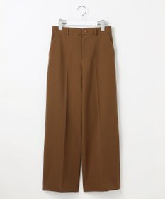 自由区 L 【19号サイズまで展開・カタログ掲載】TRギャバ裏起毛ワイド パンツ