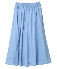 earth music&ecology ポプリンフレアスカート