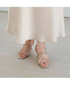 MODE ET JACOMO <MODE ET JACOMO>アシンメトリーストラップサンダル