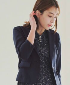 Tiaclasse 【吸水速乾・接触冷感・UVケア・防シワ・洗える】カチオンテーラードジャケット