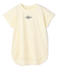 UNFILO BEAUTY FORM-T cotton ロゴ フレンチスリーブ Tシャツ クリーム