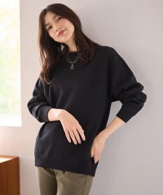 ANY L 【洗濯機可】ダブルフェイスジャージープルオーバー