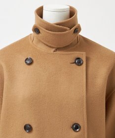 23区 S 【エステータ】ウールリバー ケープ付き コート