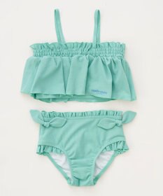 OP／FILA 【marie claire ENFANTS】ニットリブセパレート水着