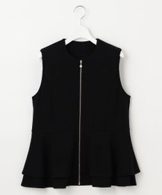 Feroux 【洗える】ペプラム ダンボールジレ