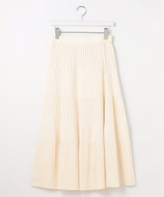 ANY SIS L プリーツ切替 スカート