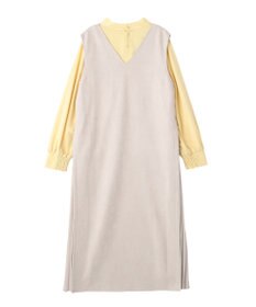 YECCA VECCA 【2点SET】ブラウスセットプリーツMIXジャンスカ