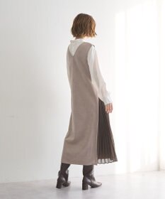 YECCA VECCA 【2点SET】ブラウスセットプリーツMIXジャンスカ