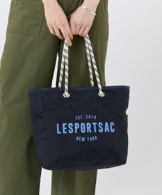 LeSportsac ML 2 WAY TOTE /2ウェイディープシーブルー/ライム
