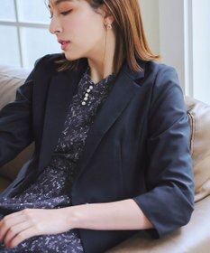 Tiaclasse 【吸水速乾・接触冷感・UVケア・防シワ・洗える】カチオンテーラードジャケット