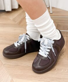 WEGO ダブルシューレースローカットスニーカー
