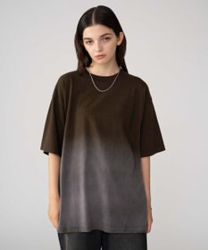 WEGO 【ユニセックス着用ITEM/MLサイズ展開】グラデーションワンポイントT（SS）