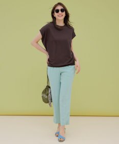 UNFILO 【Oggi 6月号掲載】BEAUTY FORM フレンチスリーブTシャツ